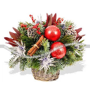 Корзинка новогоднего счастья